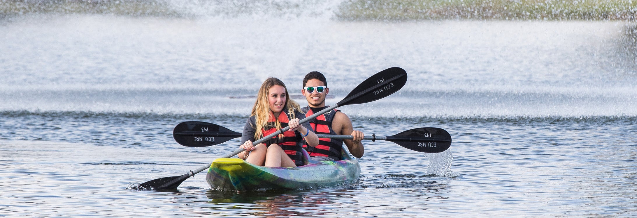 Students Kayaking